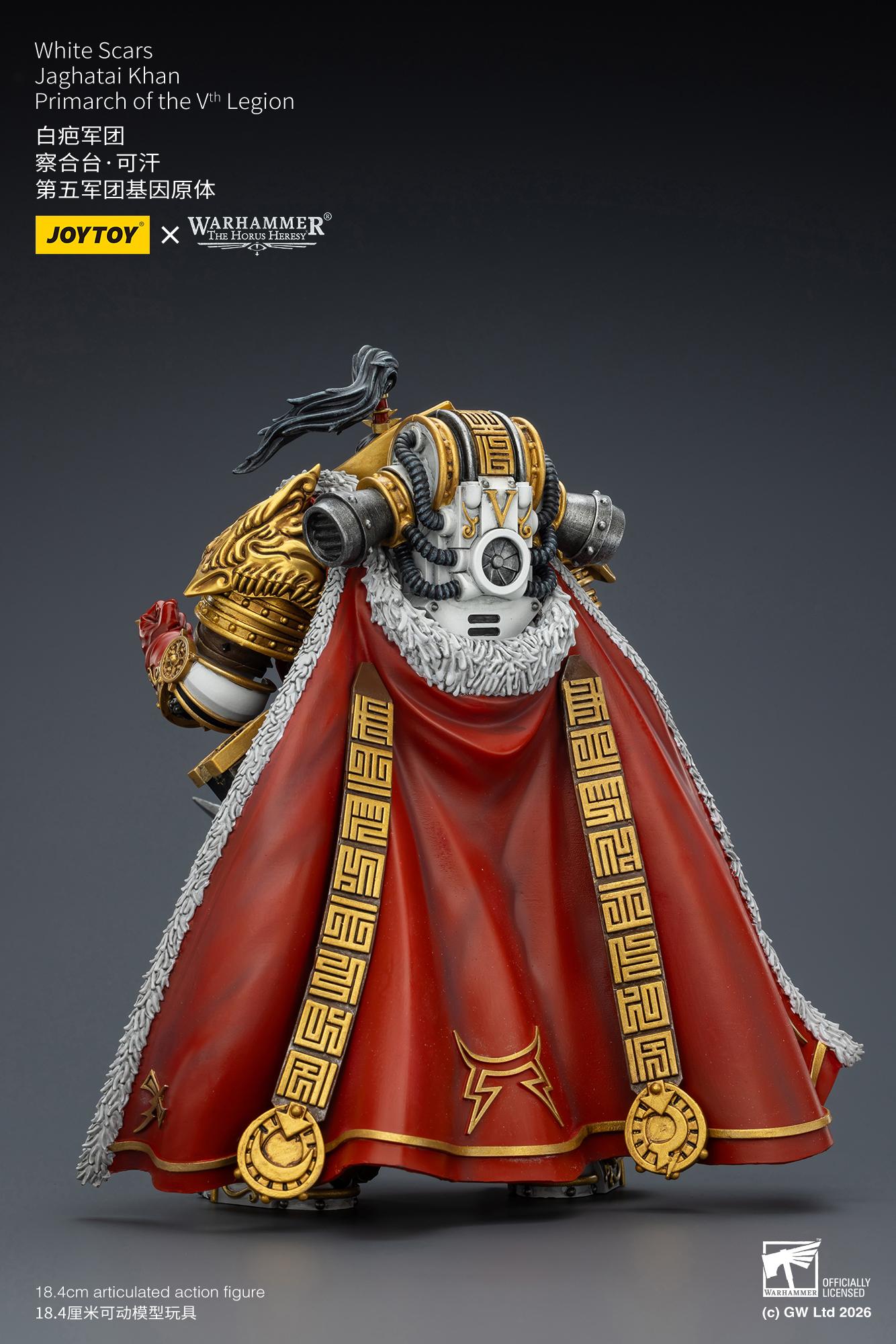 JOYTOY Warhammer "The Horus Heresy" White Scars Jaghatai Khan Primarch of the Vth Legion outdoorfun
