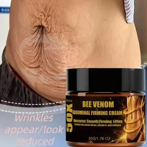 Bee Venom Abdominal Firming Cream, Moisturizing and Tightening, for Loose Skin, Suitable for All Skin Types, Waist and Belly Area