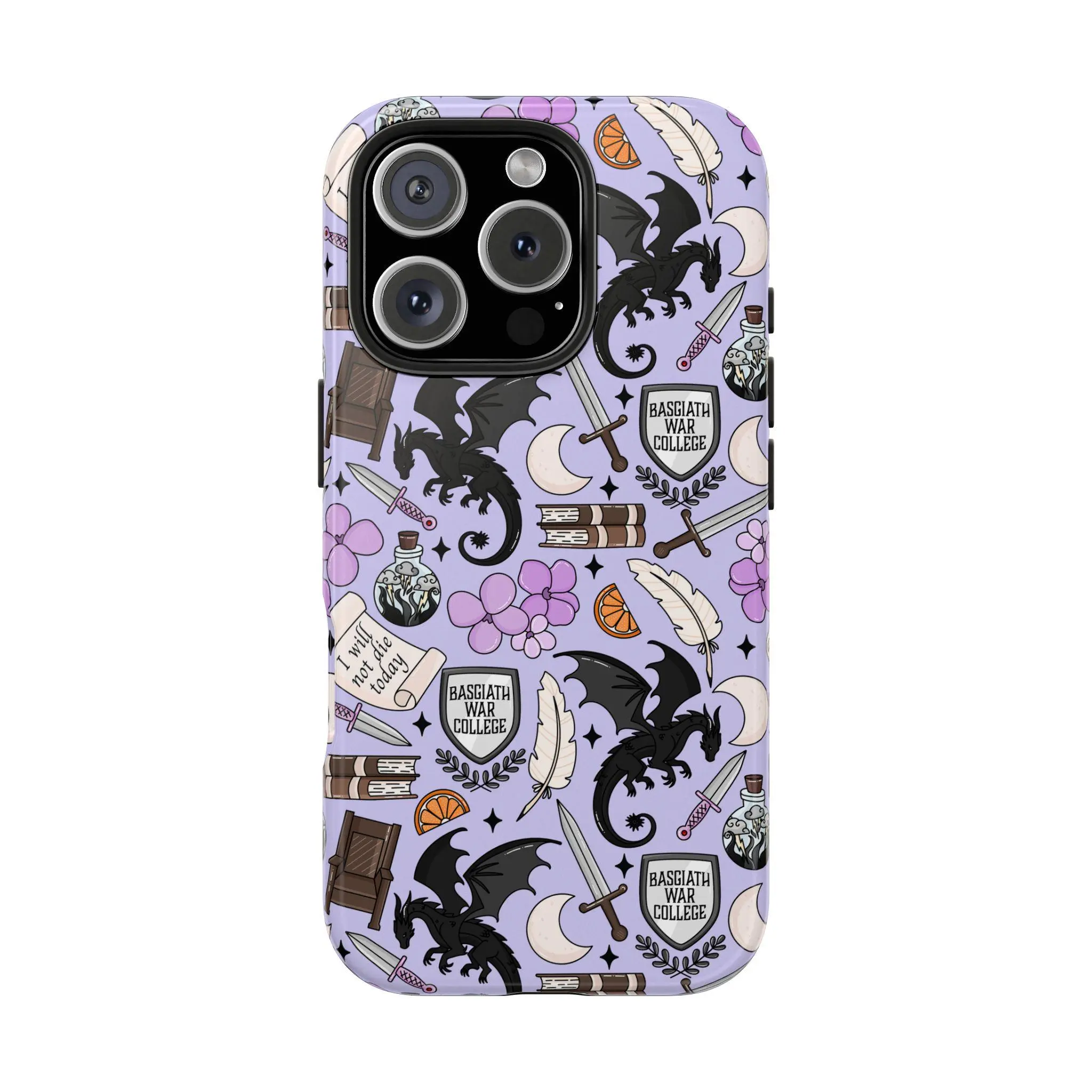 Fourth Wing Inspired Durable Phone Case Suitable for iPhone 17-11 Pro Max/Plus and  Samsung Galaxy S23-25