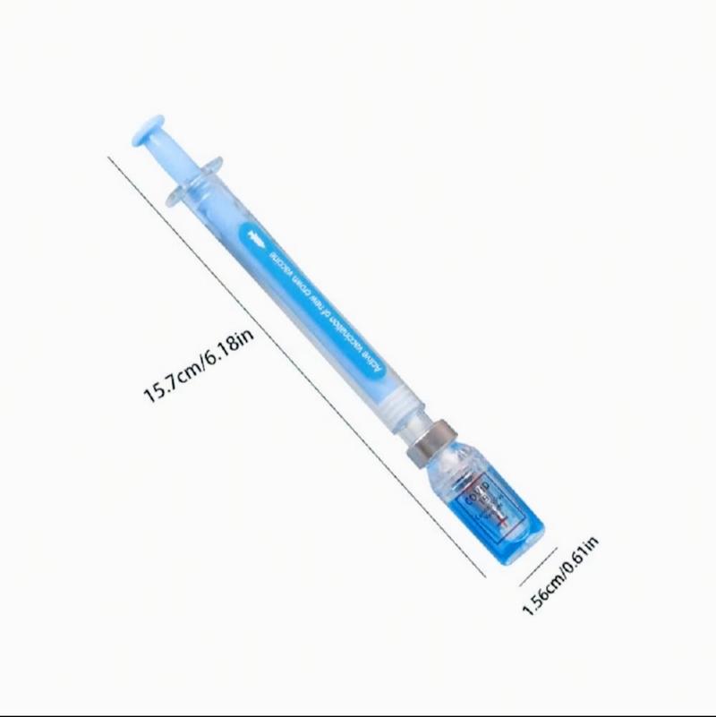 2026 Viral Syringe Pen  | Colorful 0.5mm | Student Creative Stationery