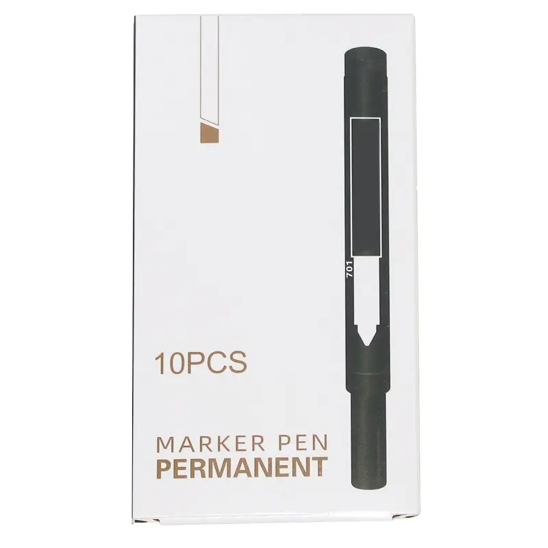 Thick Tip Oil-Based Marker, Waterproof and Oil-Resistant, No Bleed Through, Large Head Pen for Construction Sites