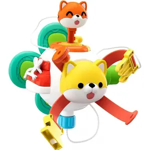 Montessori Sensory Toys Baby Busy Cube Activity Travel Toy Educational Learning Fidget Toys for Fine Motor Skills Children Gift STEM Learning Toy Screen Free Educational Fine Motor Skills Montessori Sensory
