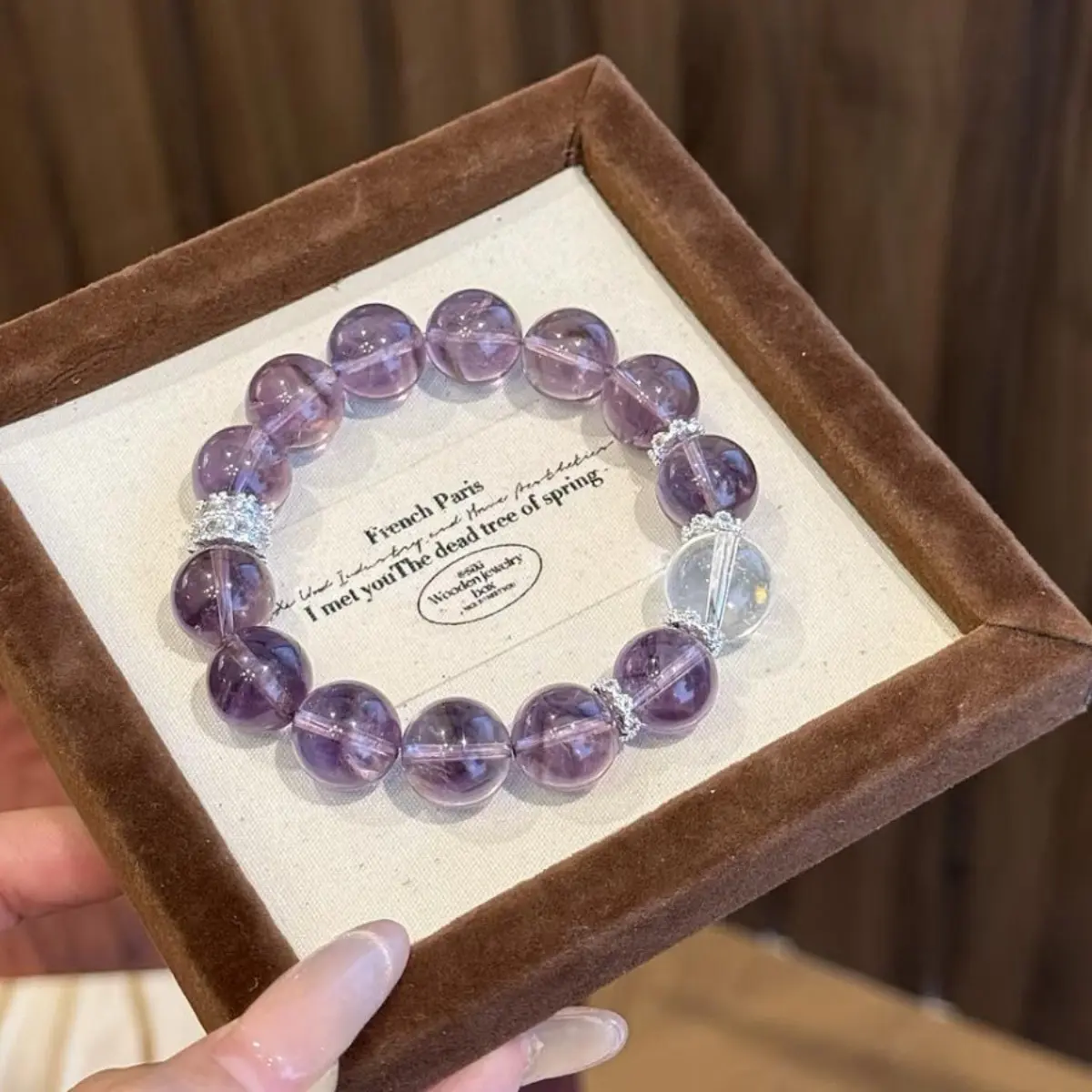 Uruguayan Amethyst Bracelet for Women – Natural Purple Grape-Like Aesthetic; Affordable Luxury, Unique Niche Design; Wealth-Attracting Accessory; Perfect Gift for Best Friends.