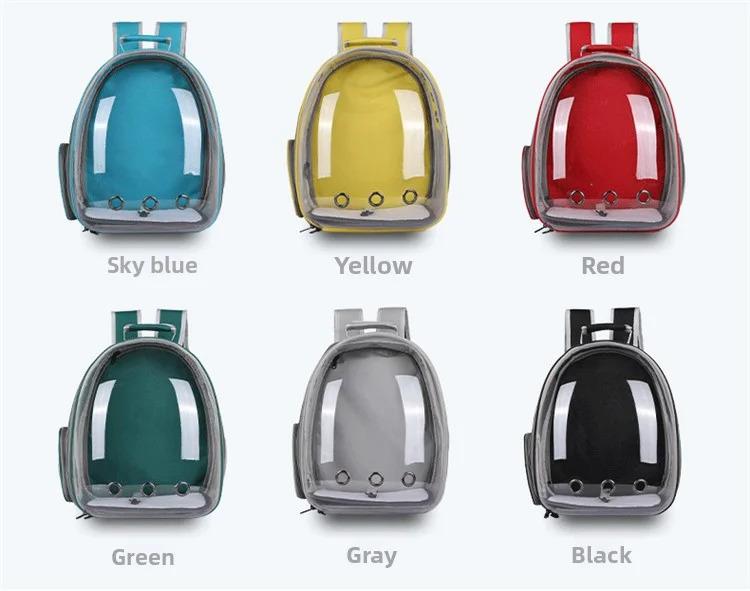 Cat Dog Carrier Backpack Expandable Breathable Mesh Portable All Seasons Travel Hiking Camping Outdoor Pet Backpack for Small Medium Cats Dogs Easy to Wear Comfortable Pet Travel Bag