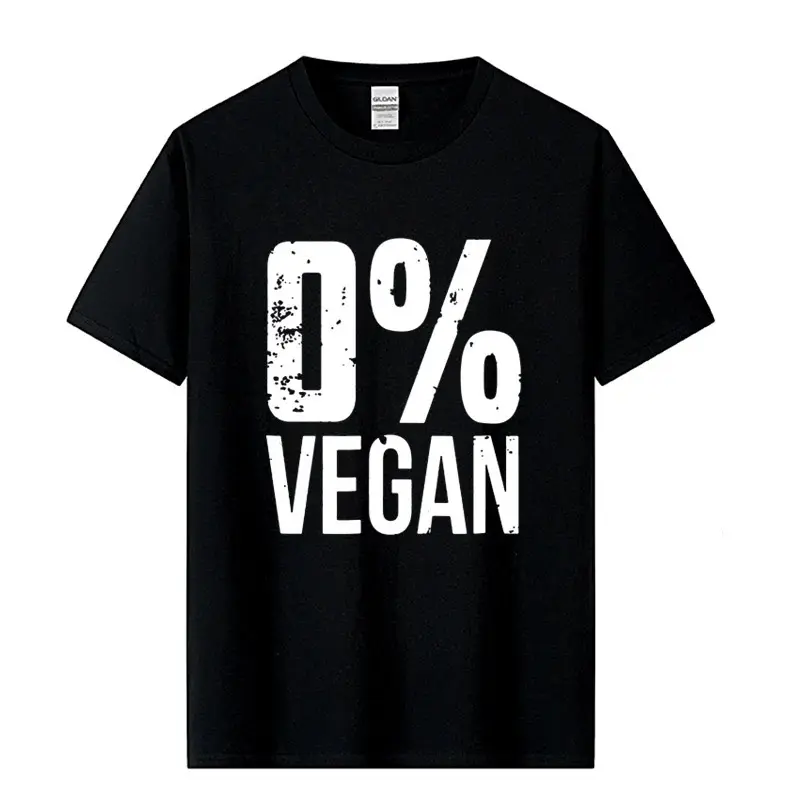 2026 New Model 100% Cotton Zero Percent Vegan Funny BBQ Carnivore Meat2025