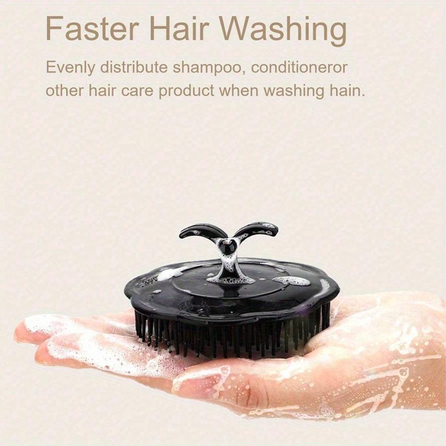 1 Scalp Massage Brush, Scalp Detangling Brush, Cleansing Brush, Shower Scalp Shampoo Brush, Scalp Massager, Deep-cleansing Hair Shower Comb, Men's Hand Brush, Beard Brush, Pet Grooming Round Palm Brush