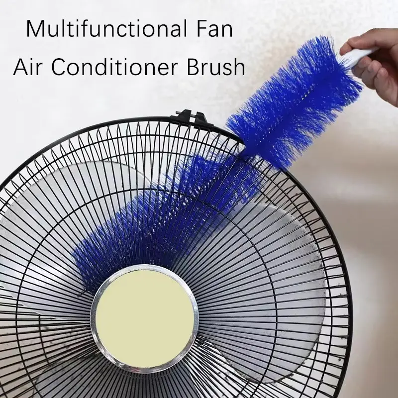 Microfiber Fan Brush Dust Removal Tool, Efficient Cleaning Brush for Air Conditioners, Ideal for Furniture & Shutters, Perfect for Home & Cars