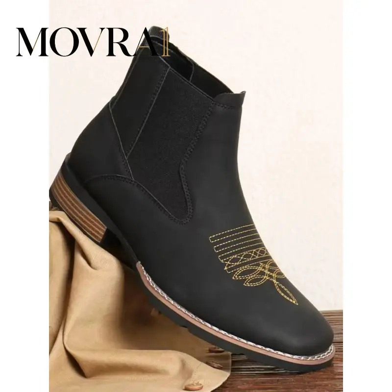MOVRA1 Casual On Ankle Waterproof Chelsea Fashion Classic Design Boots Men Boy Footwear Walking Shoes Comfort