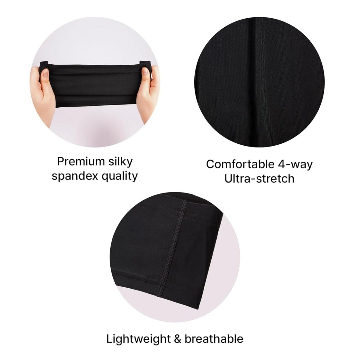 Satin Lined Dread Loc Cap Long Braid Cap Elastic Dreadlock Tube Sock for Full Cover Hair Stocking Night Sleep Bonnet