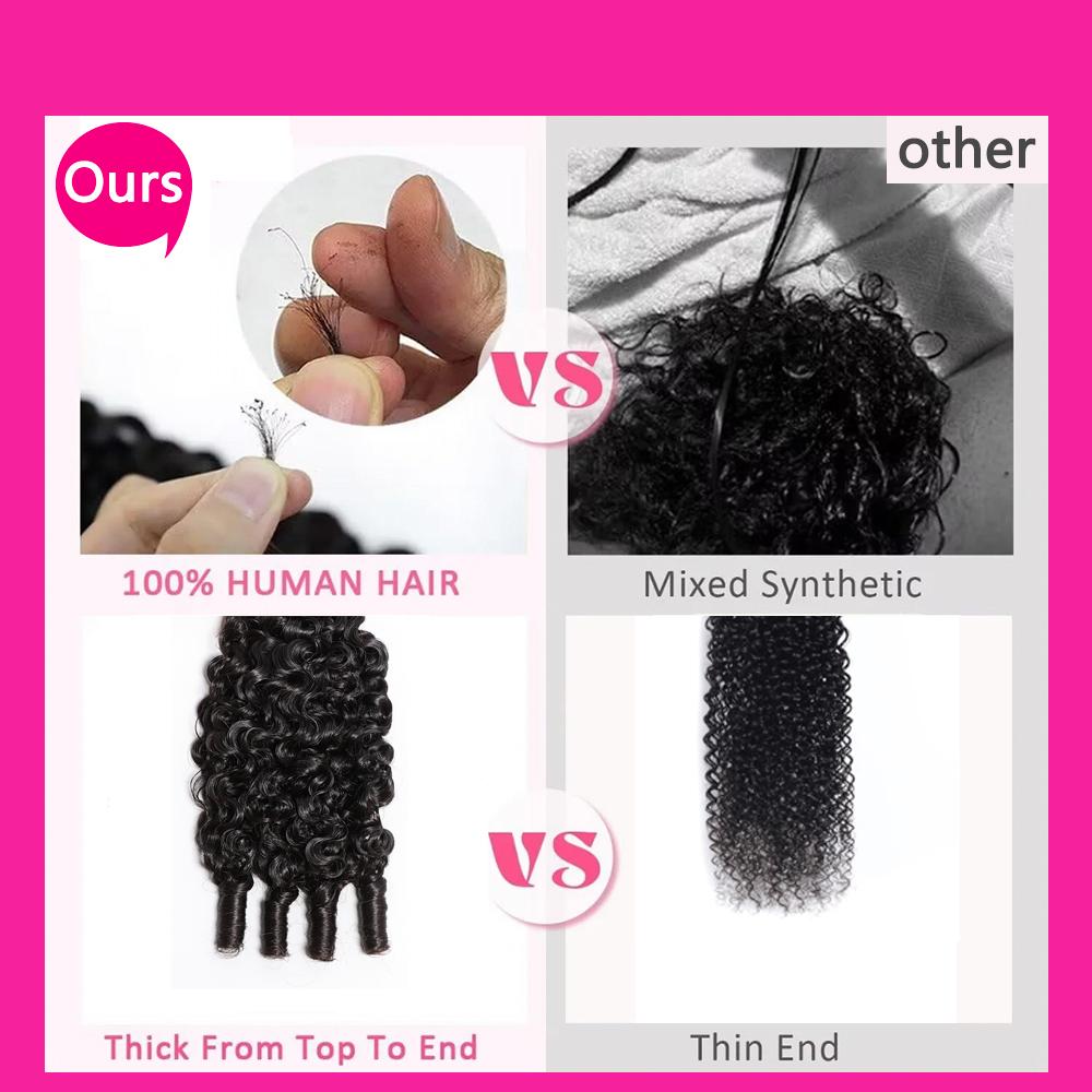 Iwish 15A Human Hair Burmese Curly Bundles Braiding Hair for Boho Braids nprocessed Virgin Raw Hair Bulk Weave Extensions No Weft 100g 12-32 Inch Natural Color