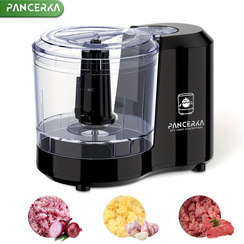 US Plug Charging Electric Vegetable Chopper, 1/2 Counts Mini Food Grade Processor, Convenient Food Chopper for Cutting, Dicing, Chopping and Pureeing, Kitchen Appliances, Kitchen Accessories