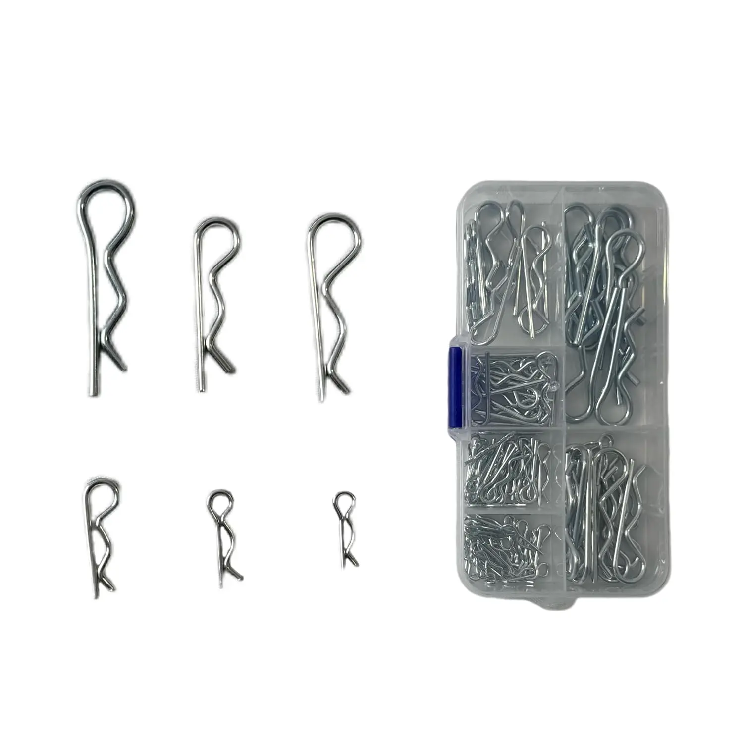 100 count Stainless Steel Hardware Pins  Kit Cotter Pins, Hair Pin Clips, Tractor Pins, Hitch Pin Clip for  Engine Repair and Farm Equipment Use