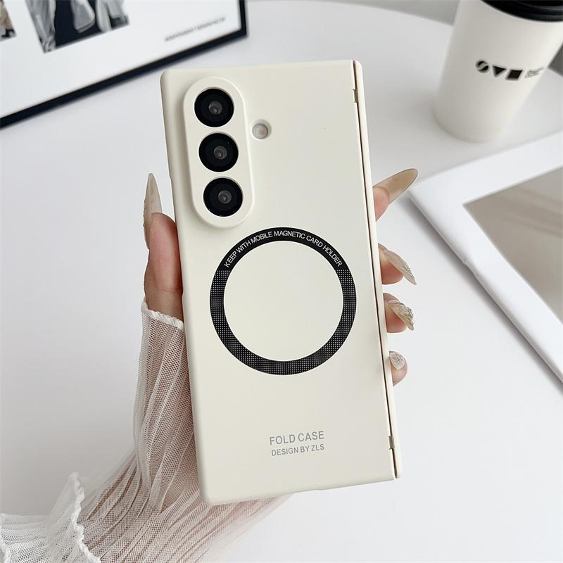 Magsafe Ultra Thin Matte Hinge Case for Samsung Galaxy Z Fold 7 6With S Pen Slot Wireless Charging Screen Glass Shockproof Cover