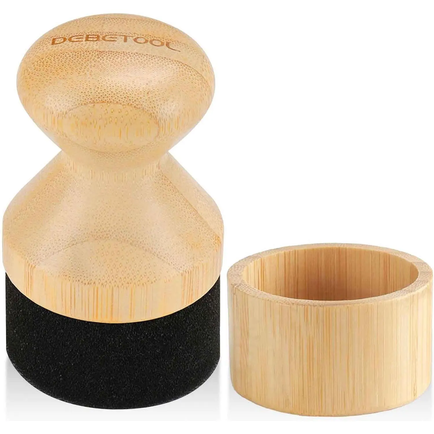 Board Oil & Wax Applicator with Lid,  Grade Mineral Oil & Wax Applicator for Wooden  Board -   Applicator for Butcher Blocks, Spatula,Spoon and Utensils