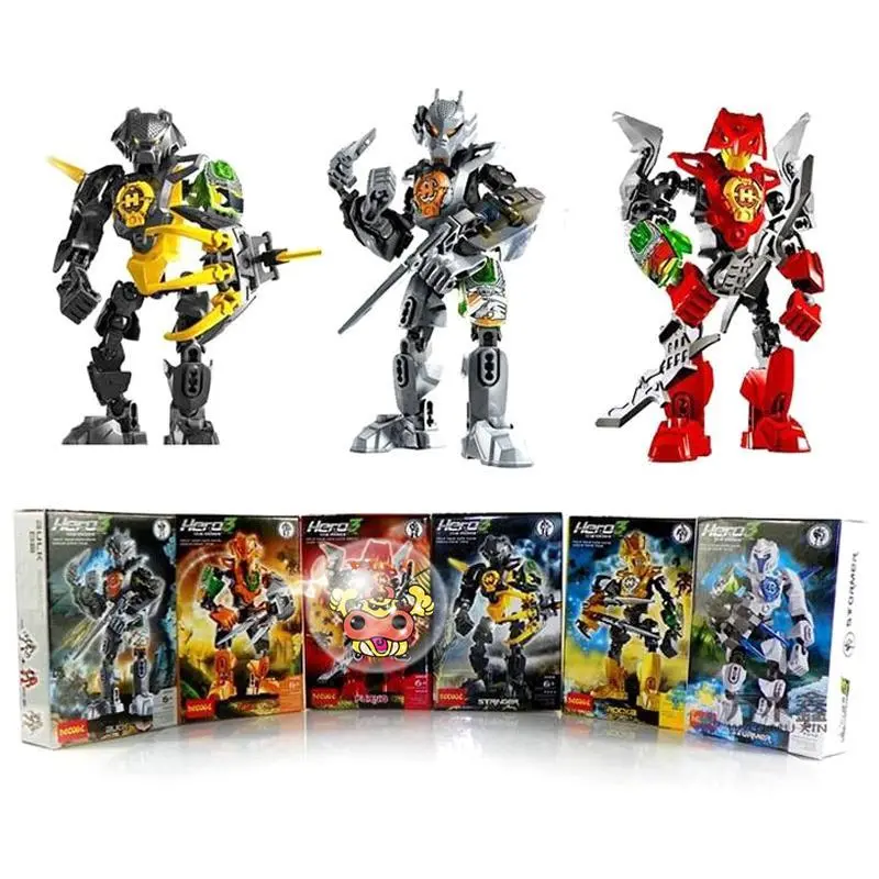 2026 Hot Hero Factory Star Warrior Bionicle ABS Plastic Building Blocks - Furno Combined Robot Mech Full Figure Toys for 6-8 Years Old Children, Christmas Gifts