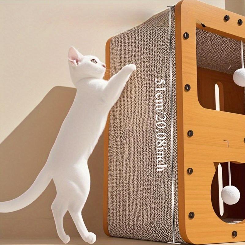 Vertical Cat Scratching Board Cat House Summer Cool Integrated Extra Large Double-Layer Cat Villa Extra Large Nest Wear-Resistant and Non-Shedding Cat Scratching Board Scratcher Board