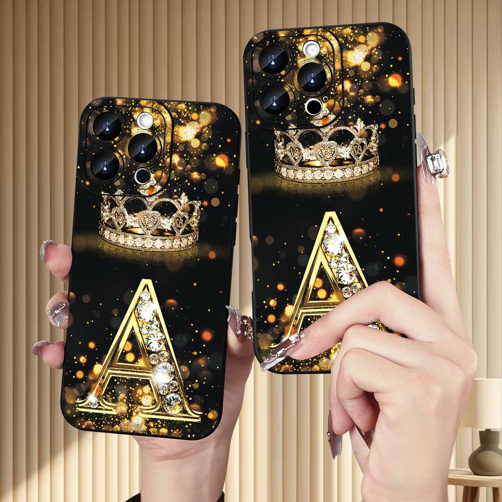 A creative letter A pattern phone case, TPU shockproof full protection case, suitable for iPhone 17/16/15/14/13/12/11 PRO MAX PLUS AIR E XS and PROMAX MINI, an ideal gift for friends and family, MS2361