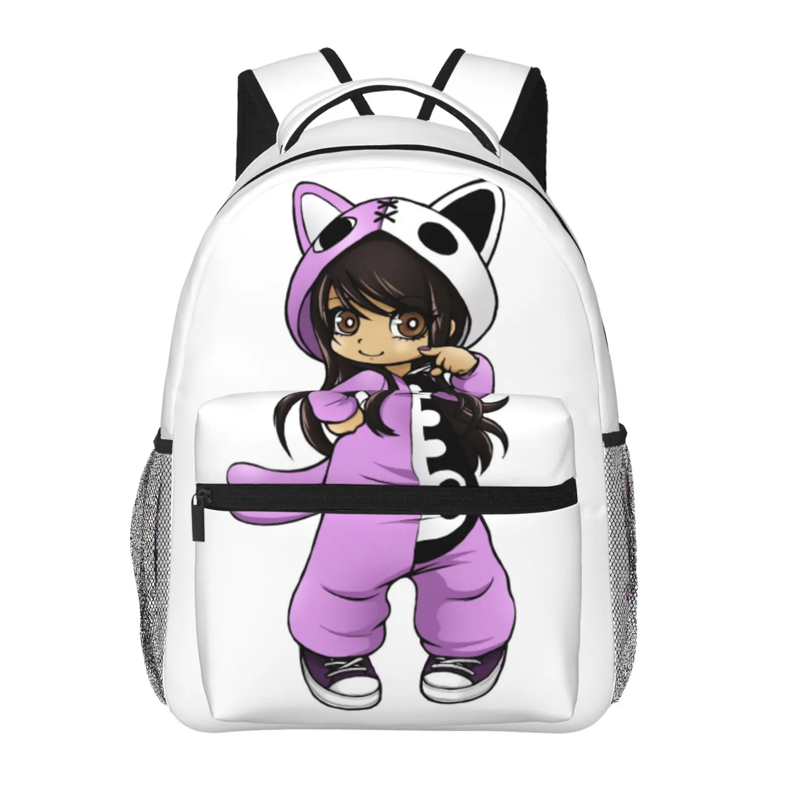 Kids backpack, Anime Aphmau1 School bag, Cute Cartoon Backpacks for girls boys, Adjustable Straps Bookbag for School Travel Office Daily Use