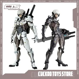 Kaiyodo The Ocedo Yamaguchi 140 Ex Metal Gear Action Figure Mgs Raiden Metal Gear Rising Rising Thunder Hand Gift Doll  Toy