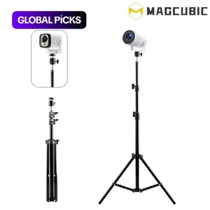 Portable Projector Stand, Desktop Retractable Telescopic Projector Stand and Floor Tripod for Home and Office, Audio and Video Accessory