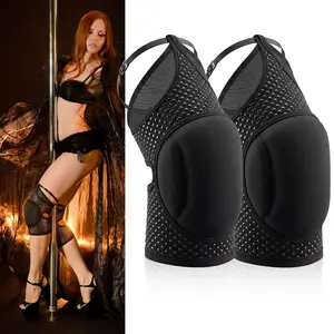 1 Pair Medium Pole Dance Knee Pads for Women, Protective Non-slip Knee Pads for Ballet, Modern Floor Dance, Indoor Sports, Yoga, Volleyball and Figure Skating