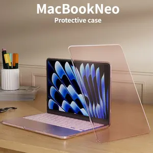 2026 New MacBook Neo Scratch-Resistant Case, Neo-A3404 A18 Pro, available in four colors: Indigo Blue, Orange, Crystal White, Neo Laptop Case, Protective Cover