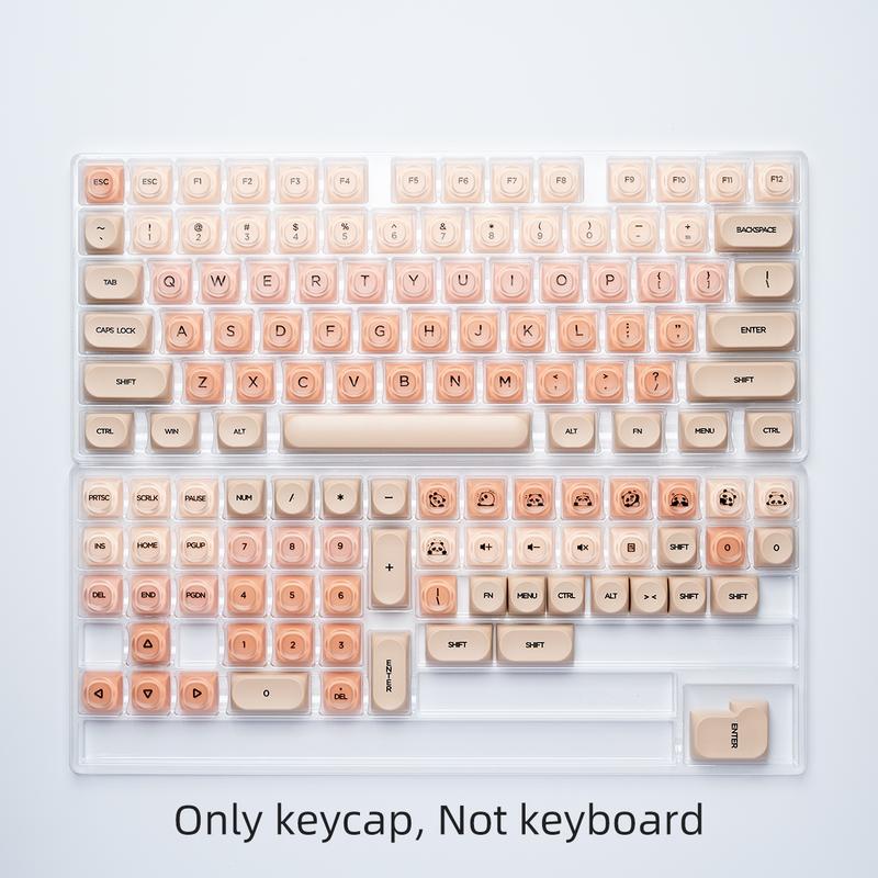 Liquid Foundation Key Cap, MOA Height, Matte Feel, PBT+PC, Cute Ball Hat, Compatible with 6.25U Space 61 64 68 75 81 87 98 99 100 104, for Wireless Creamy Keyboard