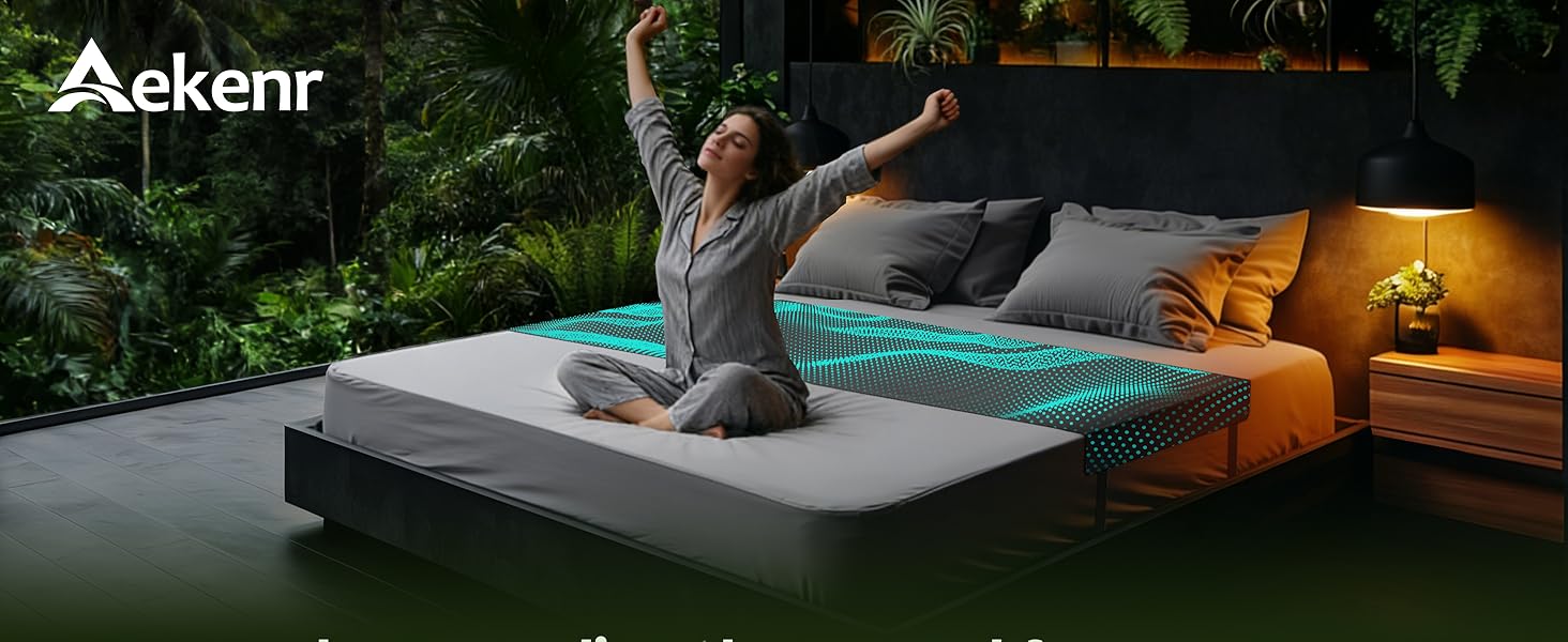 Grounding Mat for Bed King Size -PU Pad for Improving Sleep – Luxury Ground Mats Breathable, Anti-Slip for Improve, Muscle Pain & Stress Relief