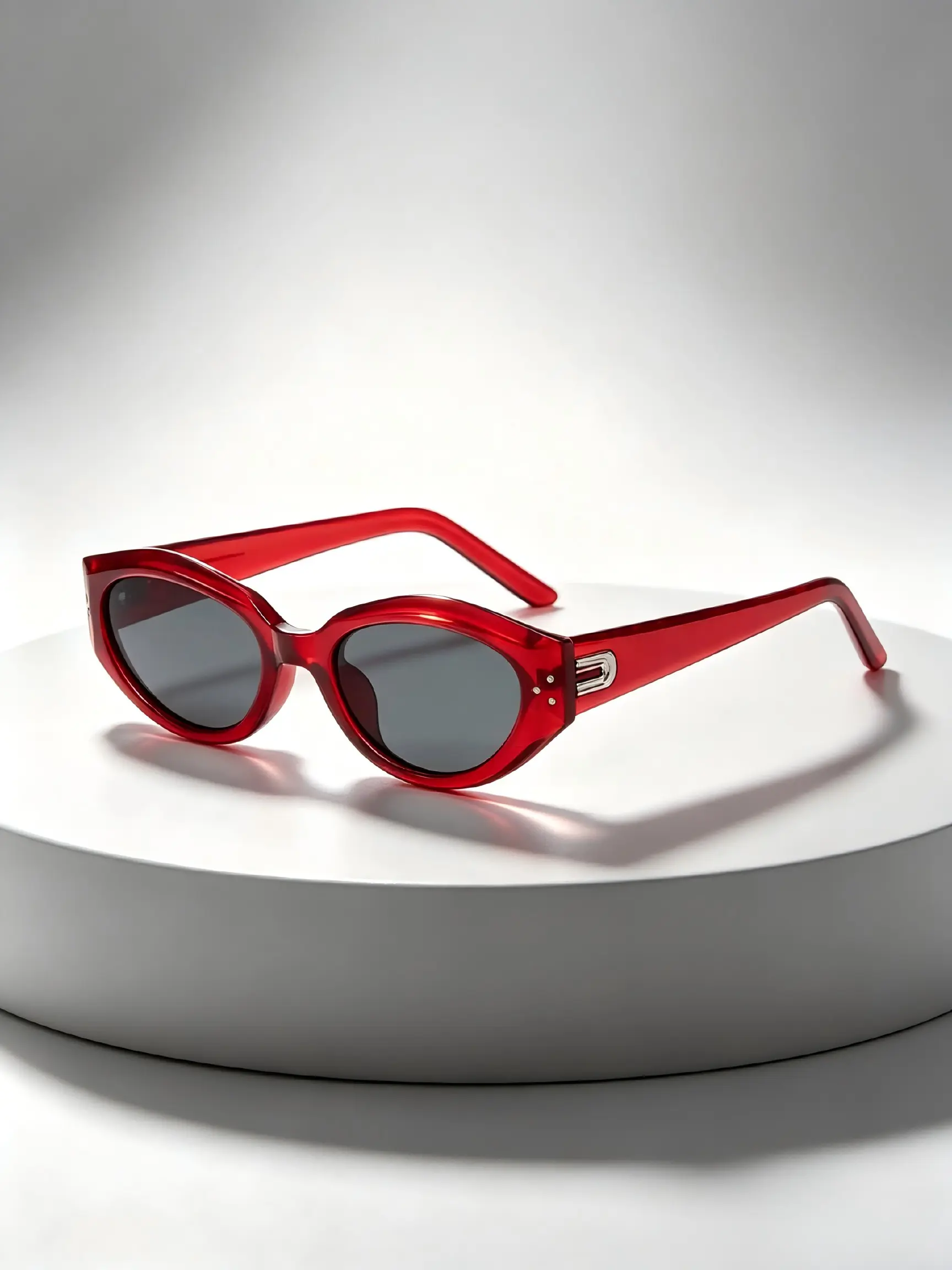 1pc Retro Cat Eye Glasses for Women, Slimming Design, Trendy European Style, Bestselling Men's Decorative Eyewear
