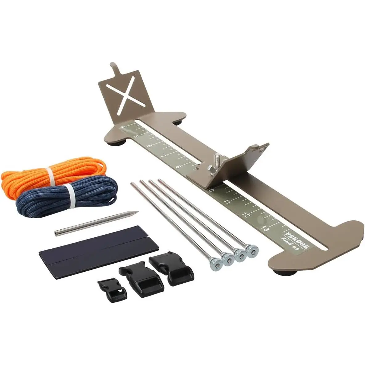 2-in-1 Paracord Bracelet Kit, Paracord Making Tools and Accessories, Monkey Fist Knot Making Tool