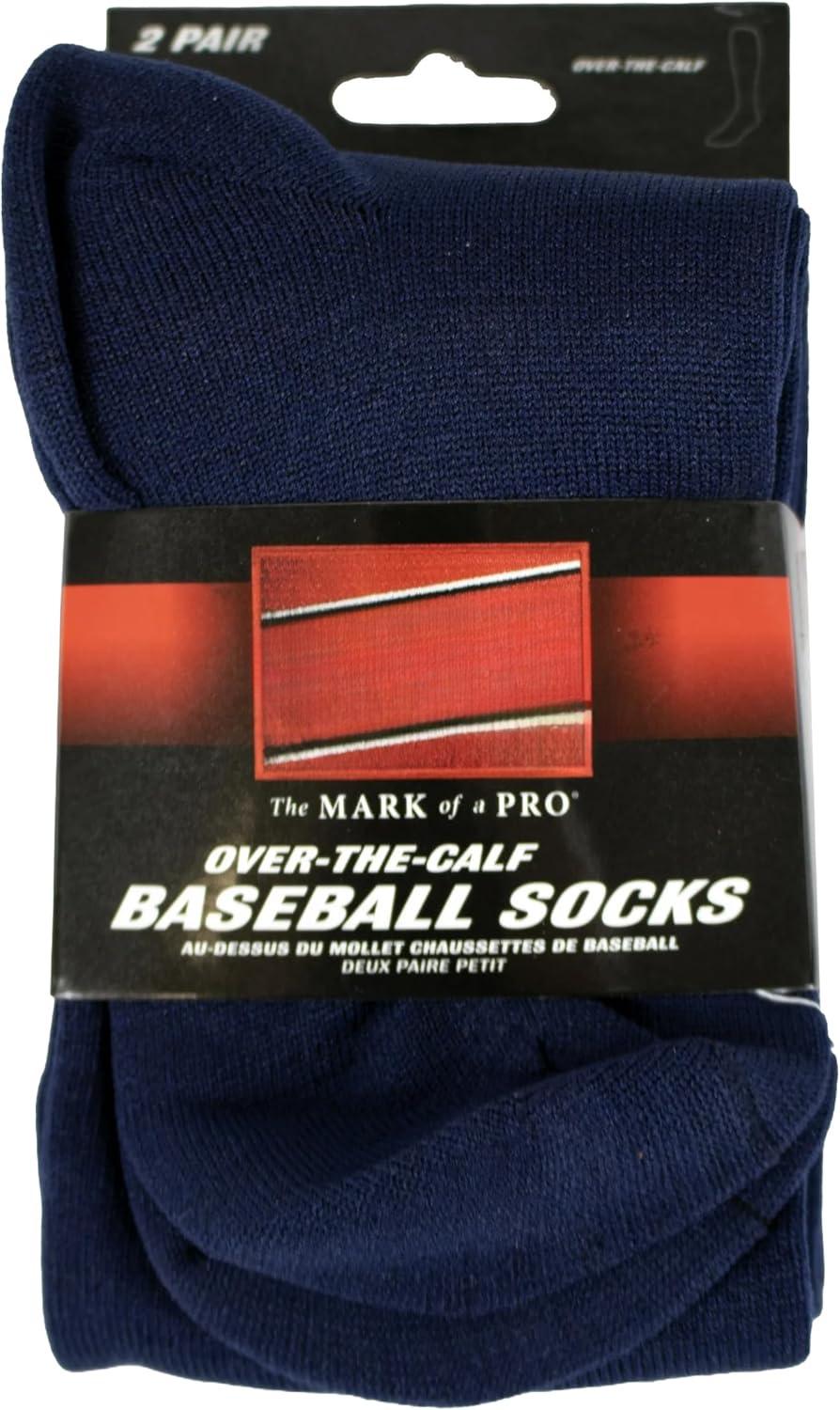 2 Pair| Athletic Socks| Baseball/Softball| Multiple Sizes/Colors