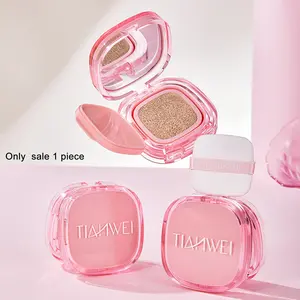 Lightweight Perfect Cover Cushion BB Cream Full Coverage Nude Foundation Pink Transparent Air Cushion BB Cream Hide Freckles & Redness Natural Daily Makeup Oil Control