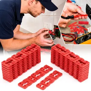 48 PCS Outlet Spacers for Electrical Box, Non-Conductive Receptacle Spacers for Fixing Loose or Recessed Outlets, Stackable Plastic Socket Shims for Switch Alignment and Leveling (12 Strips) fathersdaygift fathersdaygift- YY0