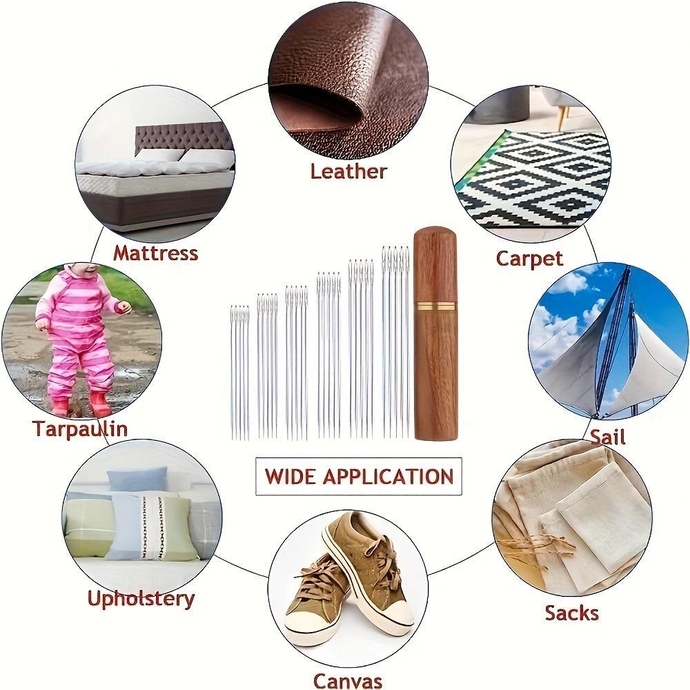 Self-threading Needle Set, Stainless Steel Automatic Threaders, Quick Sewing & Knitting Supplies, Sewing Accessories