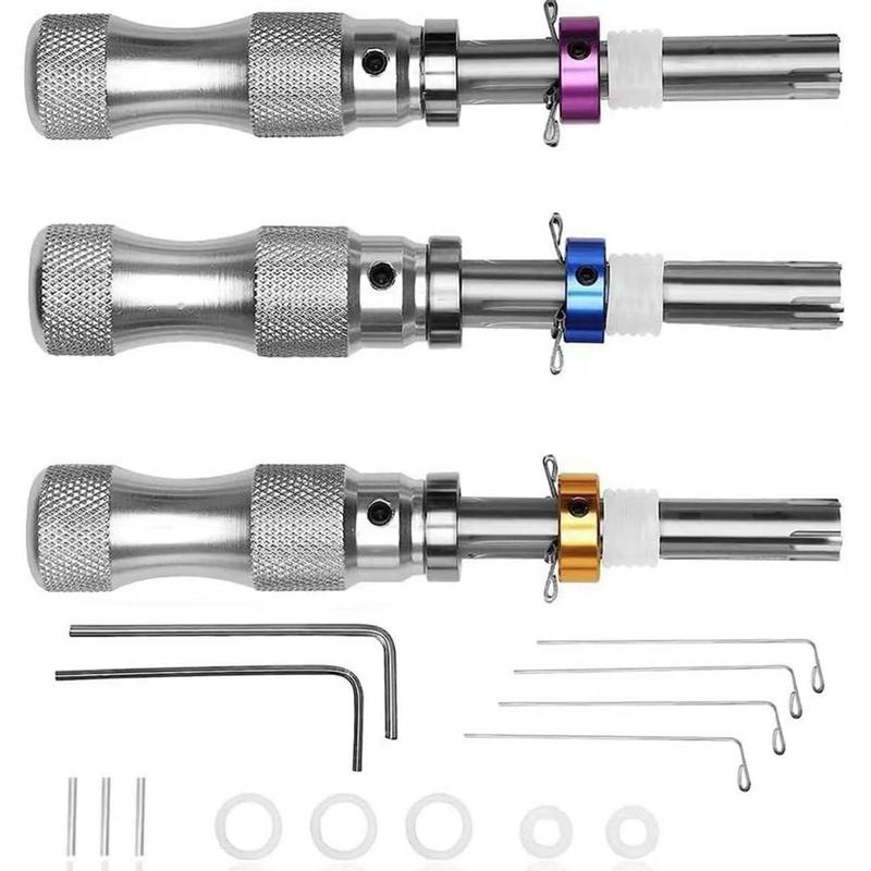 Tubular 7 Pins Tool Accessories, Stainless Adjustable Tool, Multipurpose Hand Tool Accessories for Home & Office Tubular 7 Pins Tool Accessories, Stainless Adjustable Tool, Multipurpose Hand Tool Accessories for Home & Office