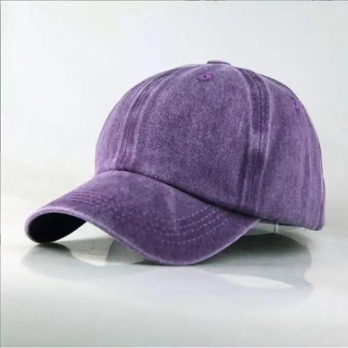 Water washed old duckbill cap, spring and summer soft top, retro curved brim, versatile casual outdoor baseball cap