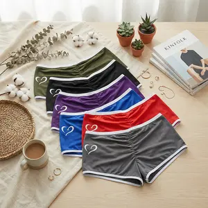Women's Butt-Lifting Panties 6pcs Set - Colorful Printed Lettering, In-Stock, Hot-Selling Women's Clothes for Daily & Casual Occasions