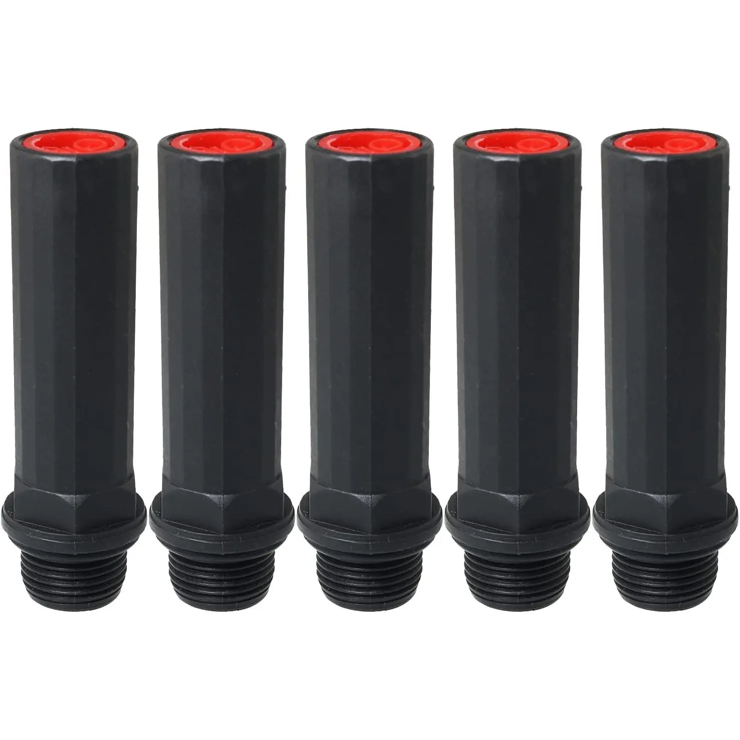 Air Compressor  Valve  5 count 15.5mm / 0.6Inch Black Plastic Air Compressor Breather Rod, Engineering  Nozzle Valve Vent Cap, Air Compressor Pump Accessories