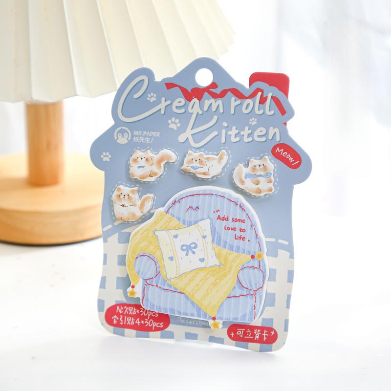 600 Combination Vertical N Times Stickers Creative Index Stickers Post it Notes Cute Style DIY High value Index Stickers Post it Notes