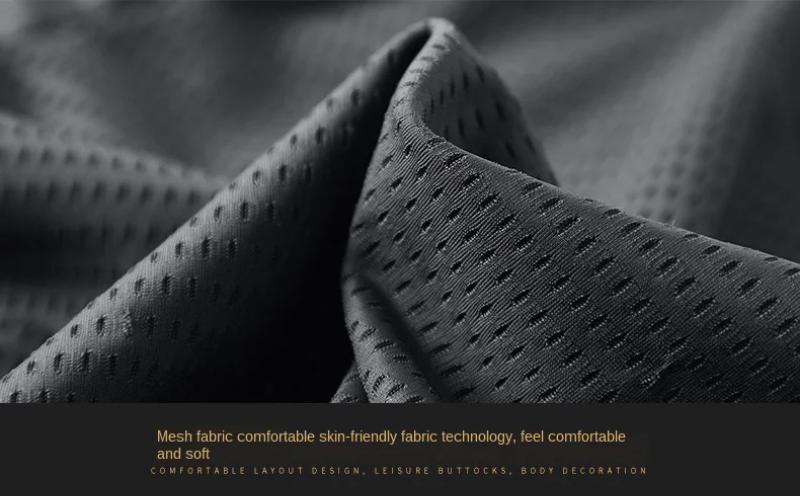 Kyn Apparel Large Men's Shorts Mesh Elastic Summer Breeches 8XL 6XL Big Size Clothing Nylon Black Grey Spandex Sweat Shorts Plus Size Shorts