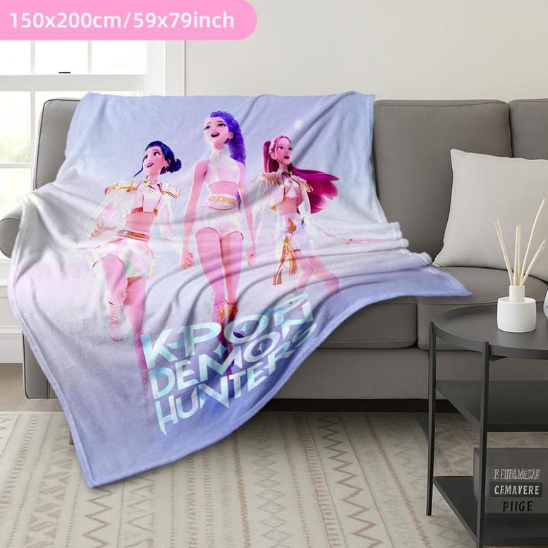 K-Pop Demon Hunter Poster Blanket, Soft Flannel Shawl, Design, Home Office Camping Sofa Bed Cover, Netflix Fan Gift,Zoey Rumi Mira, Gift For Men & Women & Kids, K-Pop Demon Hunters Blankets K-Pop Demon Hunter Poster Blanket, Soft Flannel Shawl, Design, Home Office Camping Sofa Bed Cover, Netflix Fan Gift,Zoey Rumi Mira, Gift For Men & Women & Kids, K-Pop Demon Hunters Blankets