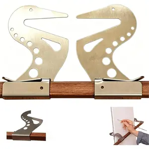 Adjustable Artist Hand Support Bridge, Metal Wrist Rest Bar With Self Locking Gravity System, Ergonomic Drawing Support for Sketching, Painting, Digital Art, Canvas Projects and Creative Studio Essentials