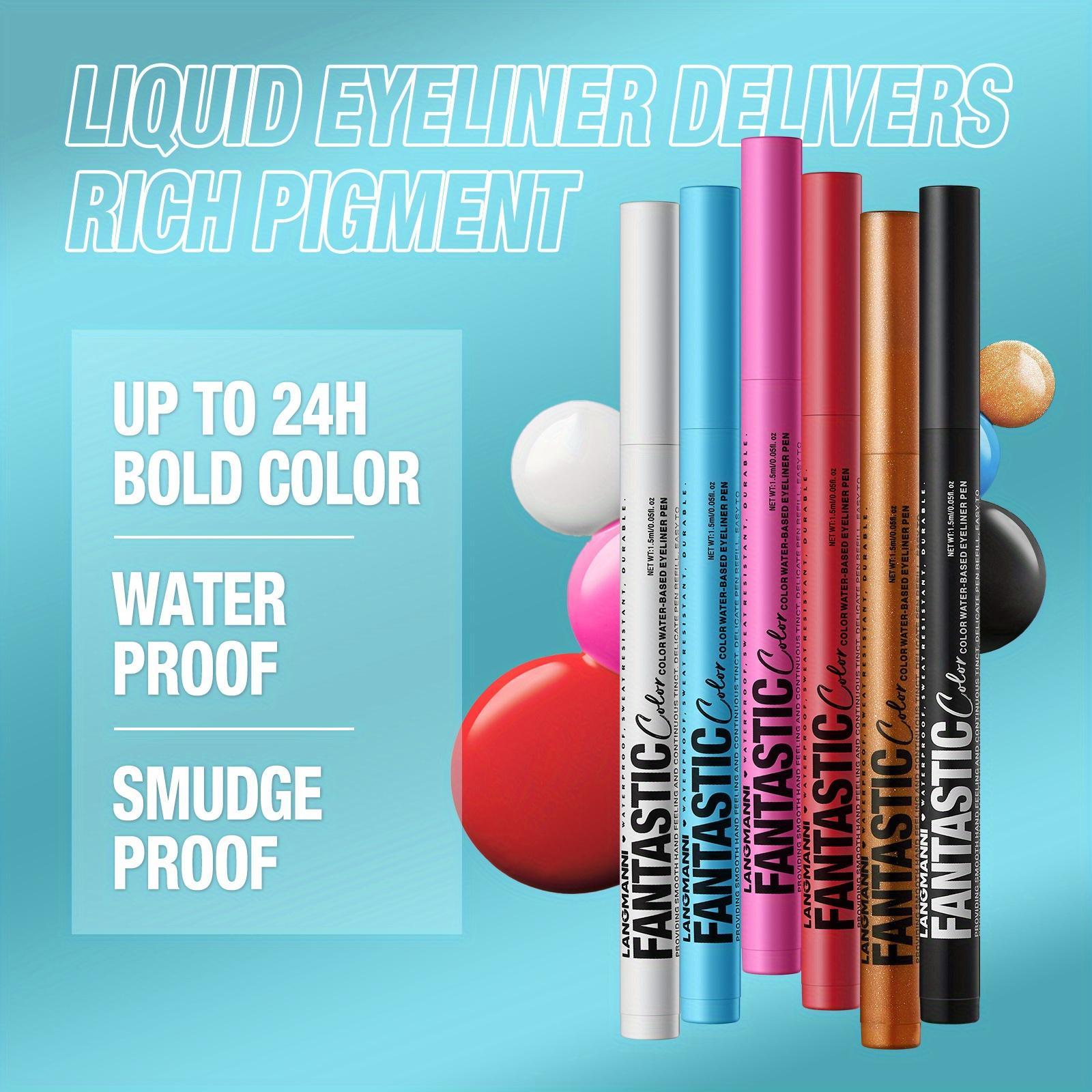 Waterproof Long Lasting Eyeliner, Matte Liquid Eyeliner, 1 Count Quick Drying Eyeliner Pen, Easy To Apply for Eye Makeup, Professional Daily Makeup Accessories, Cosmetic