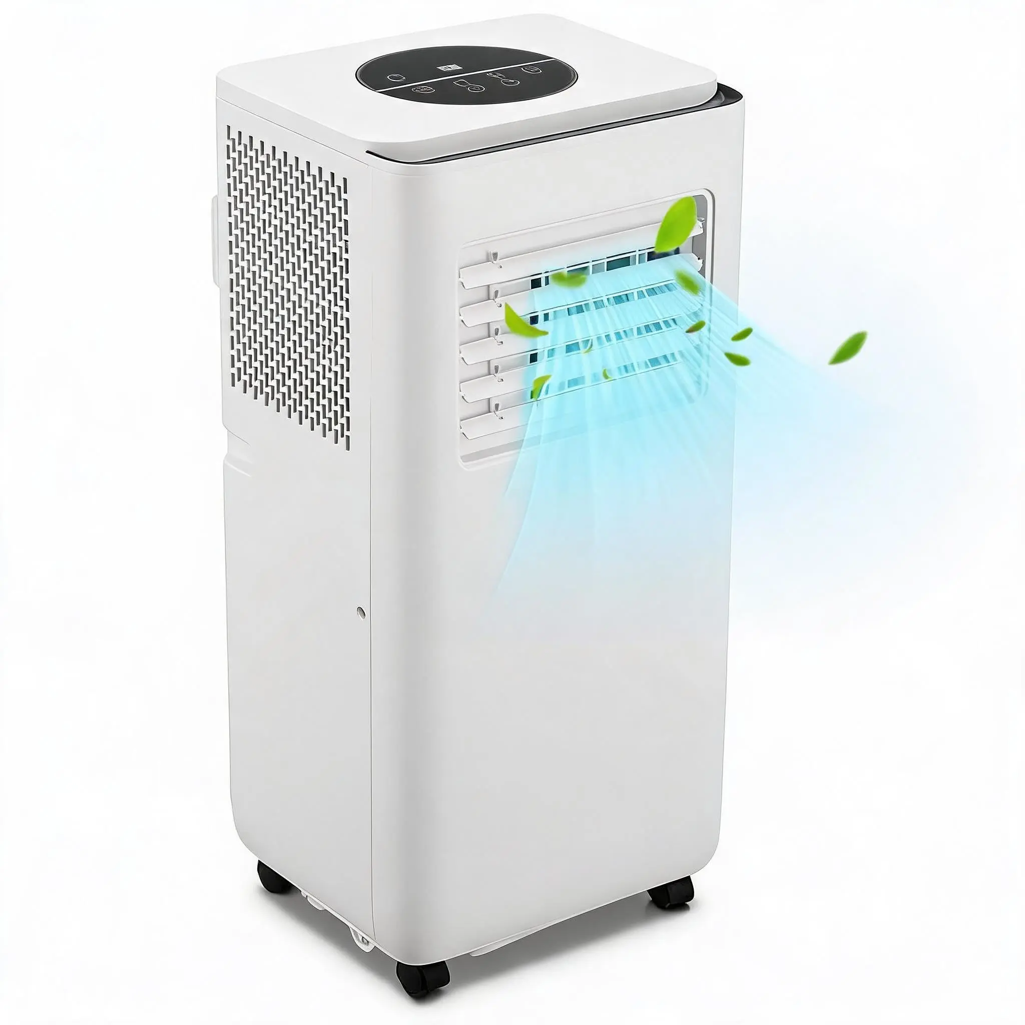 GARVEE Portable Air Conditioner,10,000 BTU for Rooms up to 450 Sq.Ft., Smart Compact AC Unit with Cooling, Dehumidifier, Fan, Remote Control and Window Kit, White