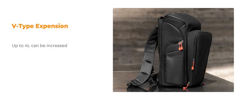 K&F CONCEPT Camera bag Backpack Waterproof 25L Large Capacity Camera Case with Raincover 15.6 Inch Laptop Compartment Compatible with Canon/Nikon/Sony/DJI Mavic Drone Travel Camera Backpack