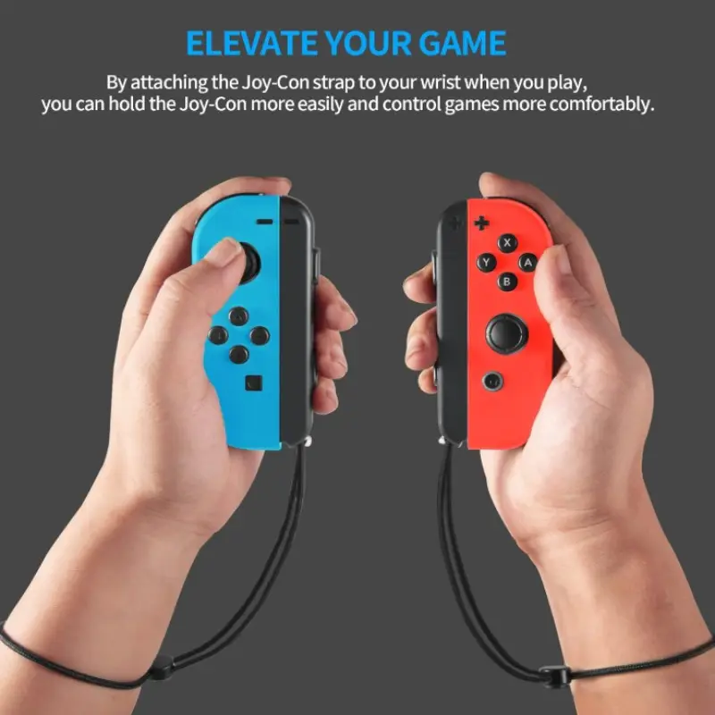 Universal Game Controller Wrist Strap, Fits Switch Left and Right Controllers, Easy Installation, Enhanced Comfort and Durability, Gaming Accessory