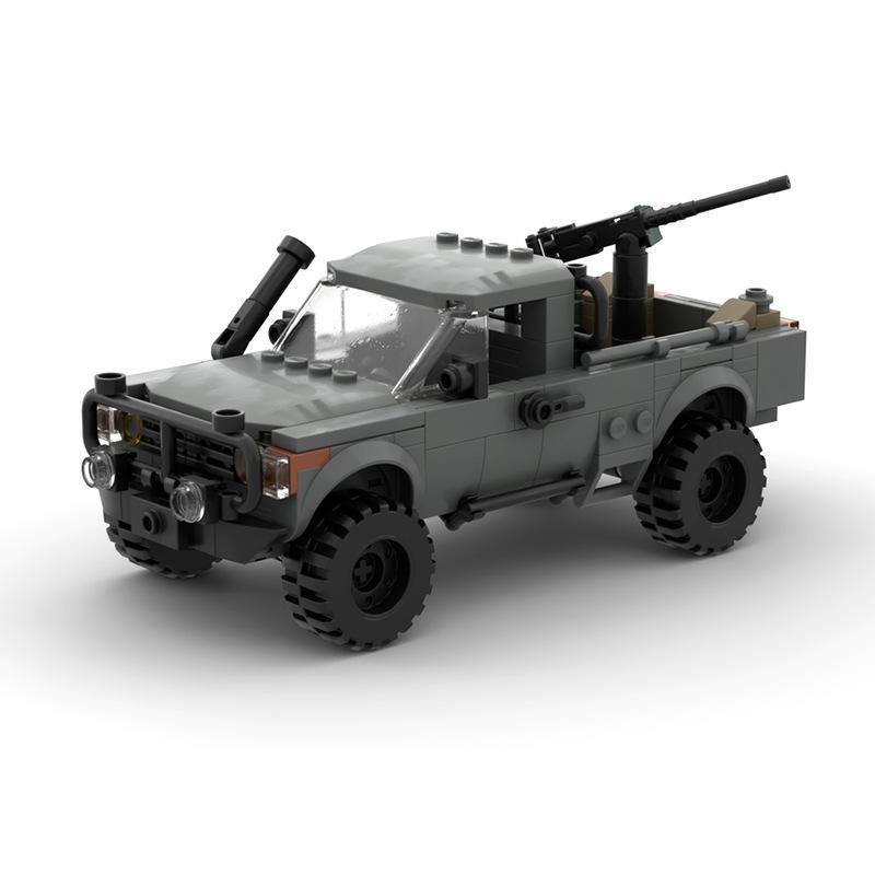 Technical SWAT Military Chariot Car Truck Model Building Blocks Kits Toys for Children Kids Gifts Toy Bricks Car