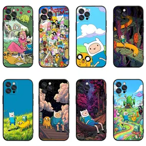 Adventure Time Finn & Jake Phone Case, Four-Corner Shockproof Lens Bumper Cover Compatible With iPhone 11/12/13/14/15/16/17 & Samsung Galaxy S23/S24/S25/S26