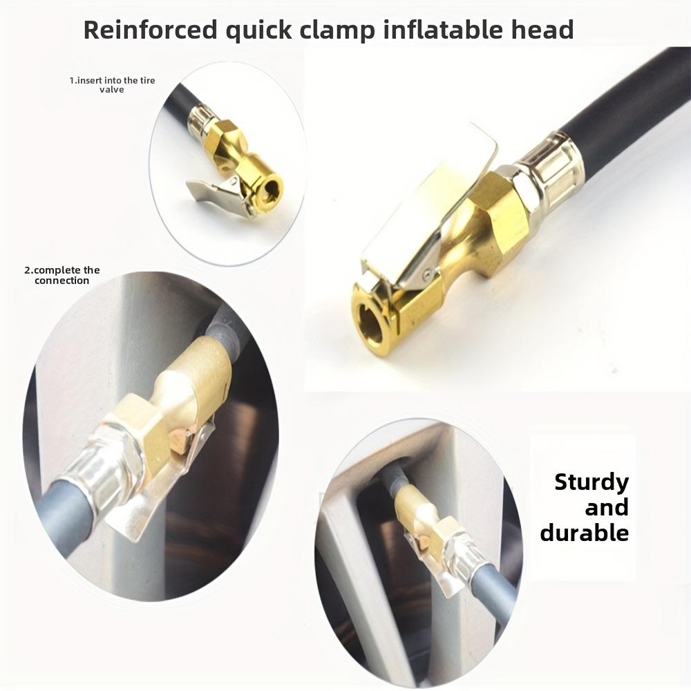 250 PSI Digital Tire Pressure Gauge with Inflator, Brass Components Automotive Vehicle Tool,1% Accuracy Air Chuck & Compressor Accessories