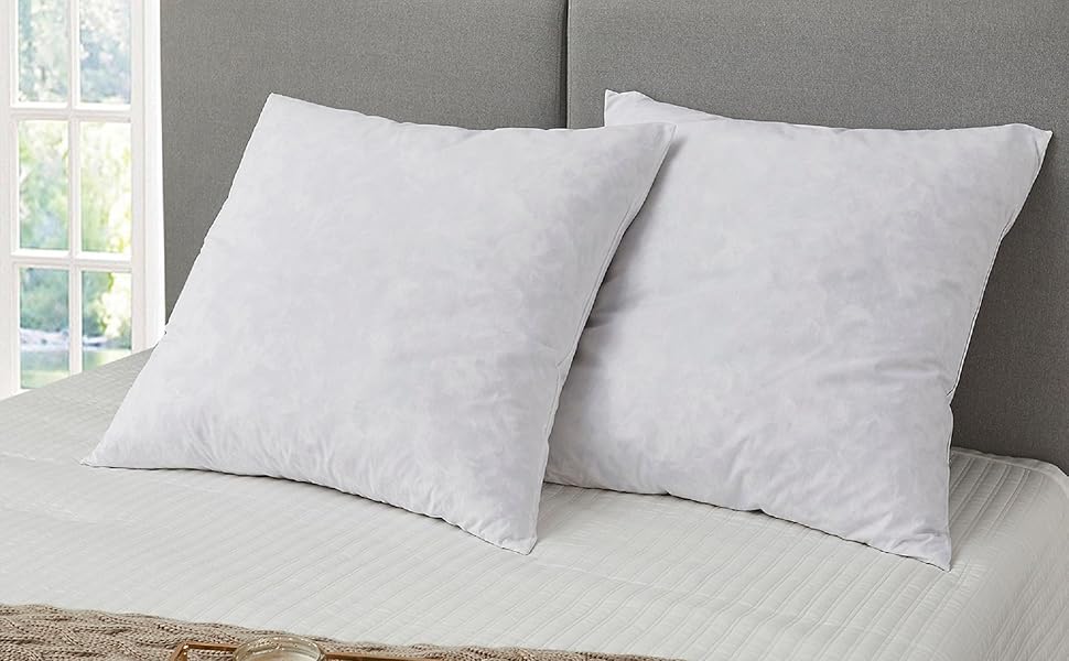 Cooling Pillows White Feather Pillows Set of 2 Pack Super Supportive Bed Pillows for All,King (Pack of 2) Cooling Pillows White Feather Pillows Set of 2 Pack Super Supportive Bed Pillows for All,King (Pack of 2)
